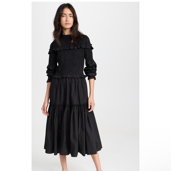 Banjanan Bertha smocked midi dress - Picture 1 of 10